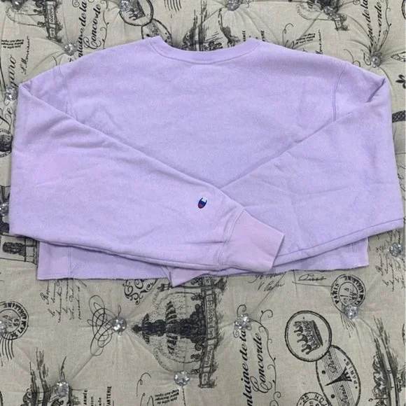 Champion pink crop top large - Picture 3 of 4